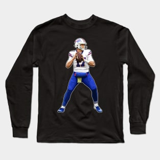 Josh Allen Drop Backs Long Sleeve T-Shirt